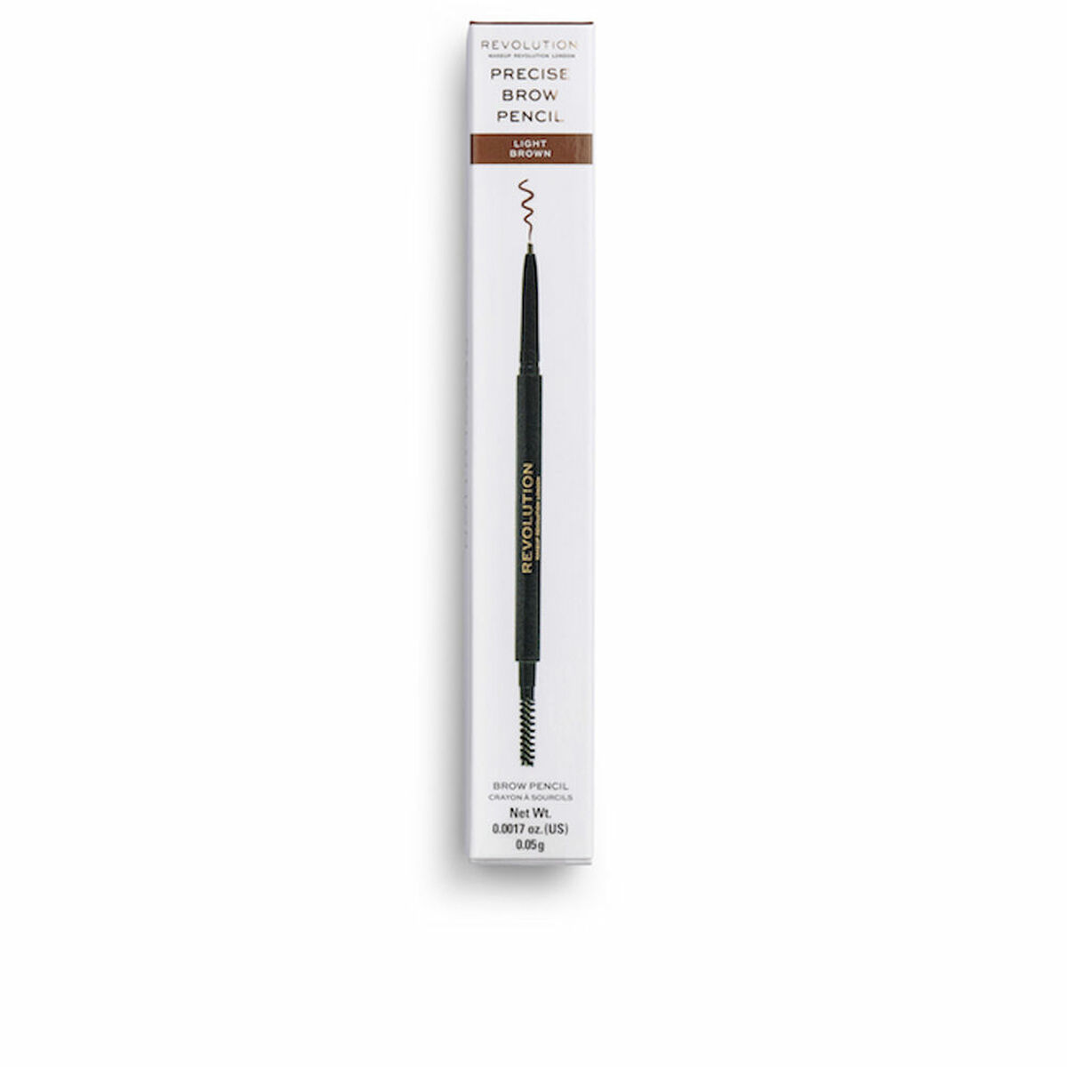 Ögonbryn Liner Revolution Make Up Precise Brow Pencil Light Brown Ljusbrun 0,05 g 2 i 1