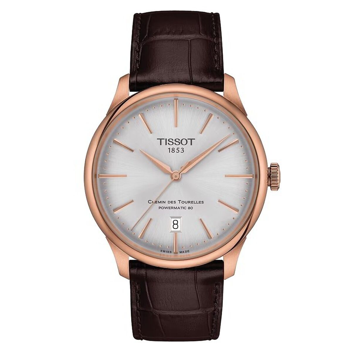Herrklocka Tissot CHEMIN DES TOURELLES POWERMATIC 80 (Ø 39 mm)