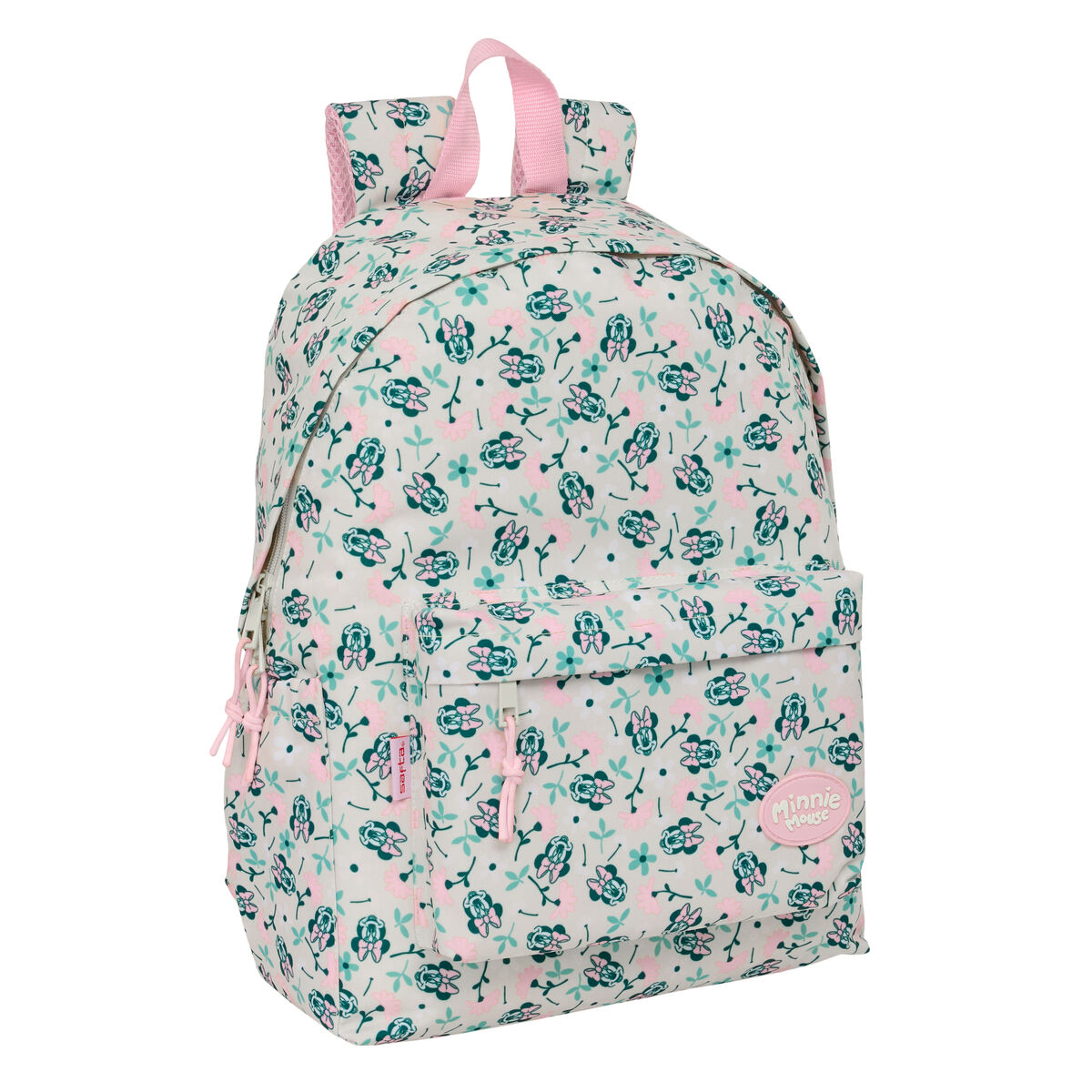Skolryggsäck Minnie Mouse Minty Rosa 31 x 43 x 13 cm