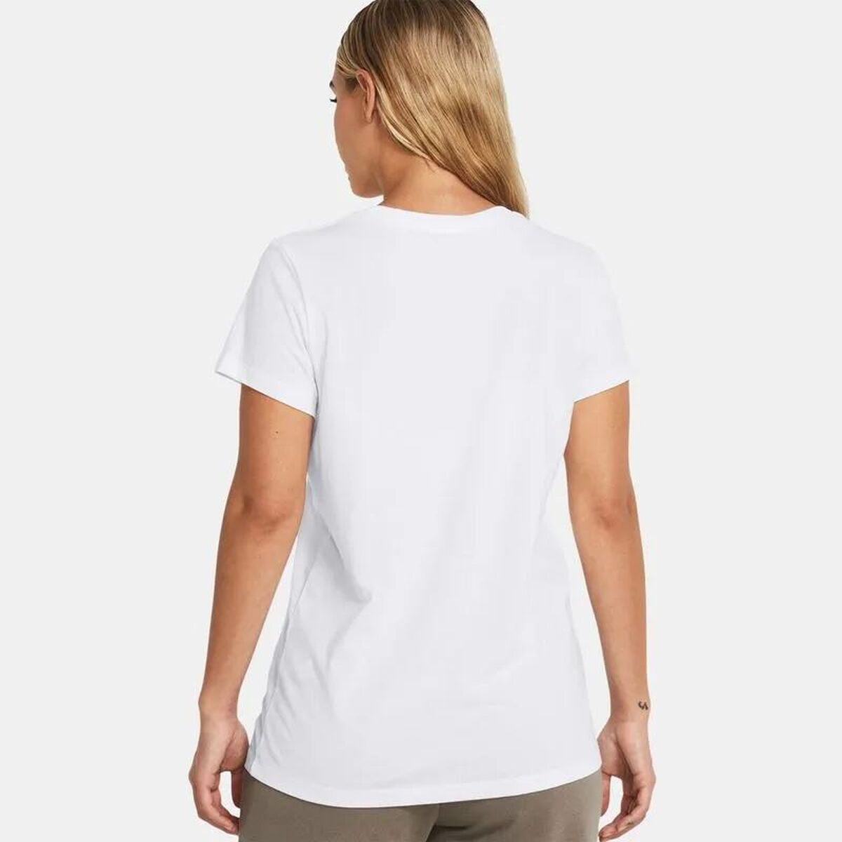 T-shirt med kortärm Dam Under Armour UA Sportstyle Logo Vit - 2