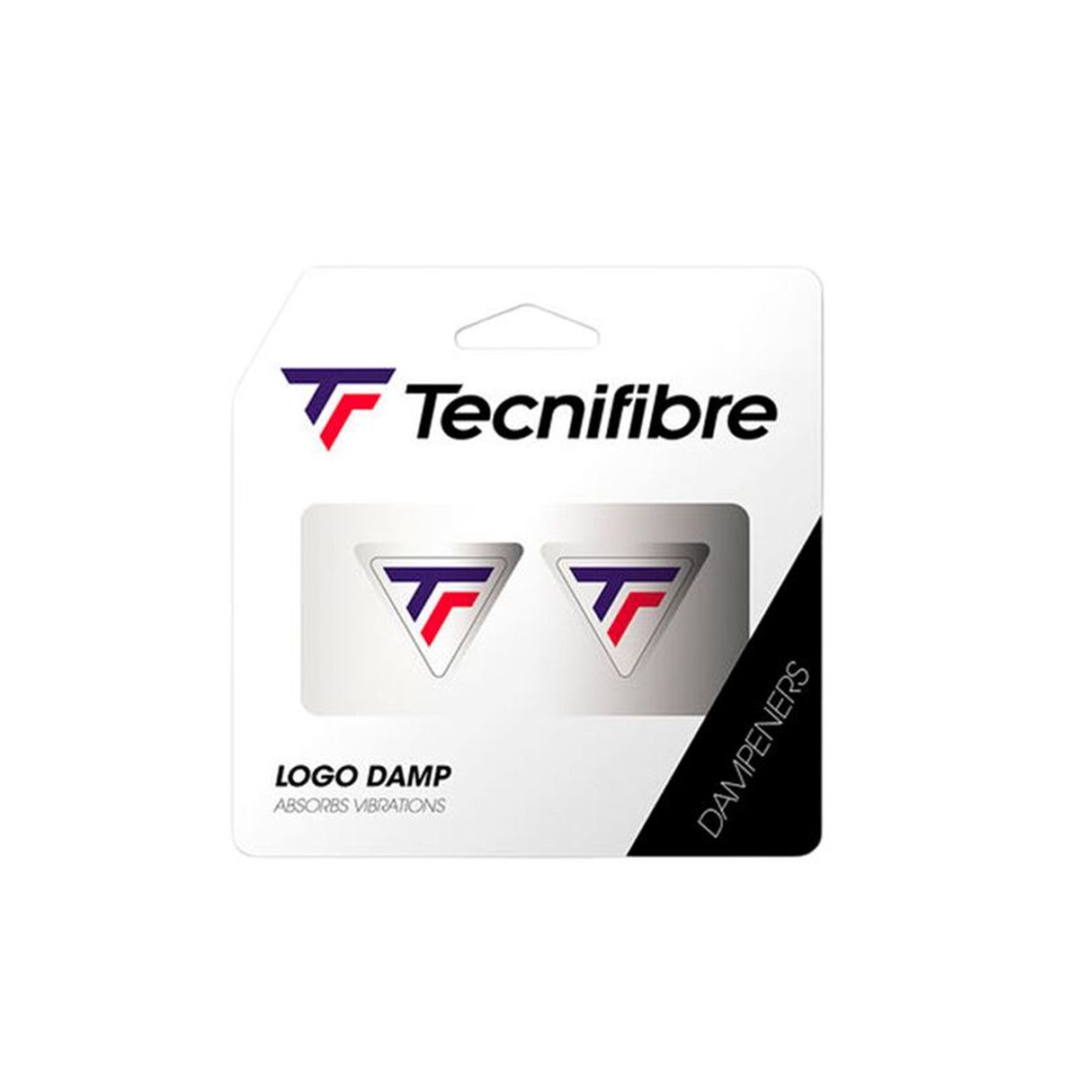 Stötdämpande Tecnifibre Logo Damp Vit