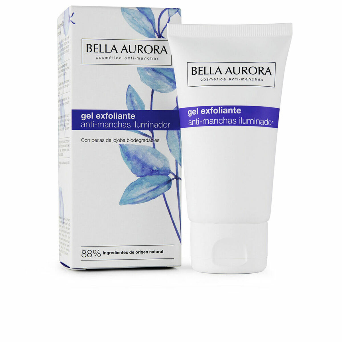 Ansiktsskrubbgell mot bruna fläckar Bella Aurora 2526094 75 ml