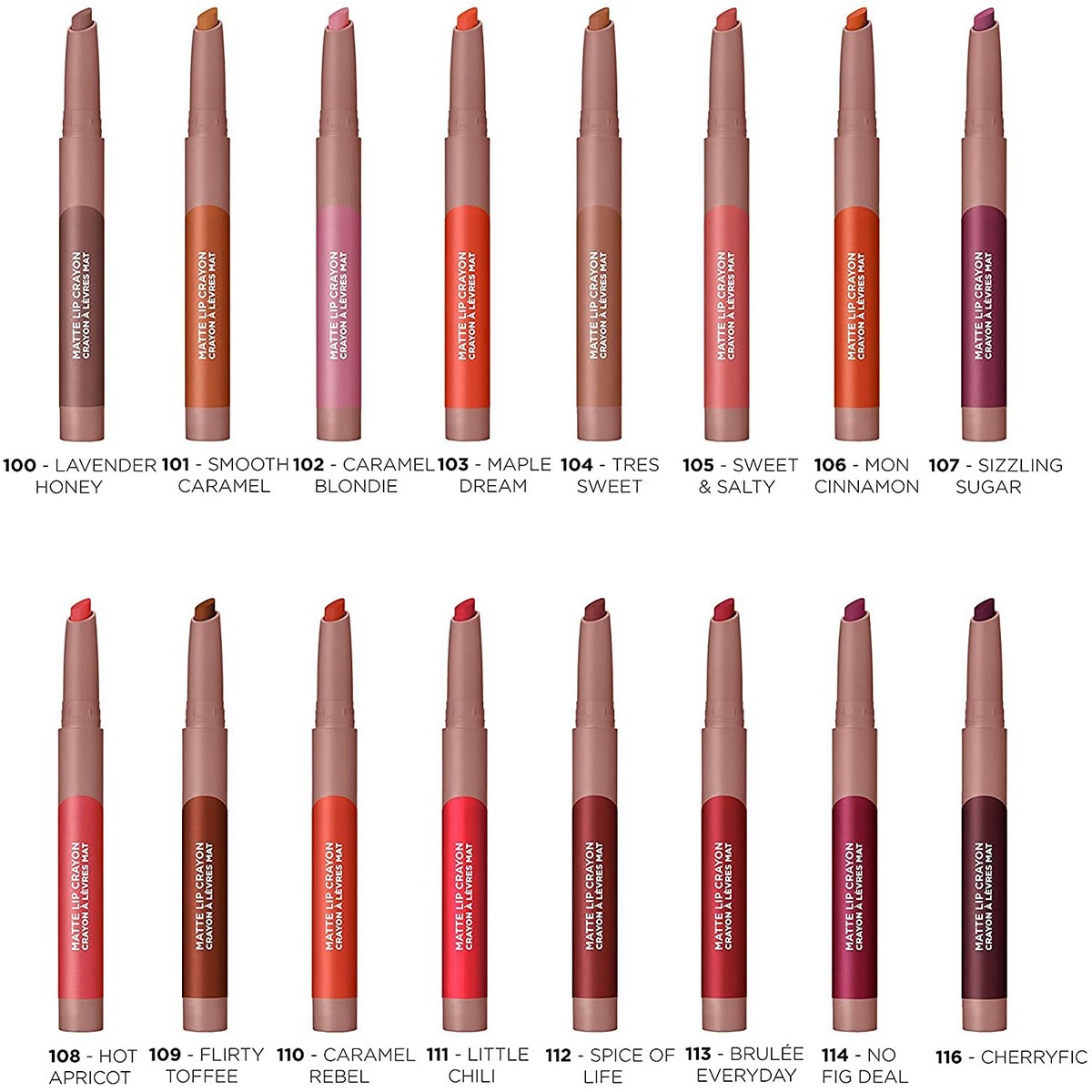 Läppstift L'Oreal Make Up Infaillible 113-brulee everyday (2,5 g) - 3