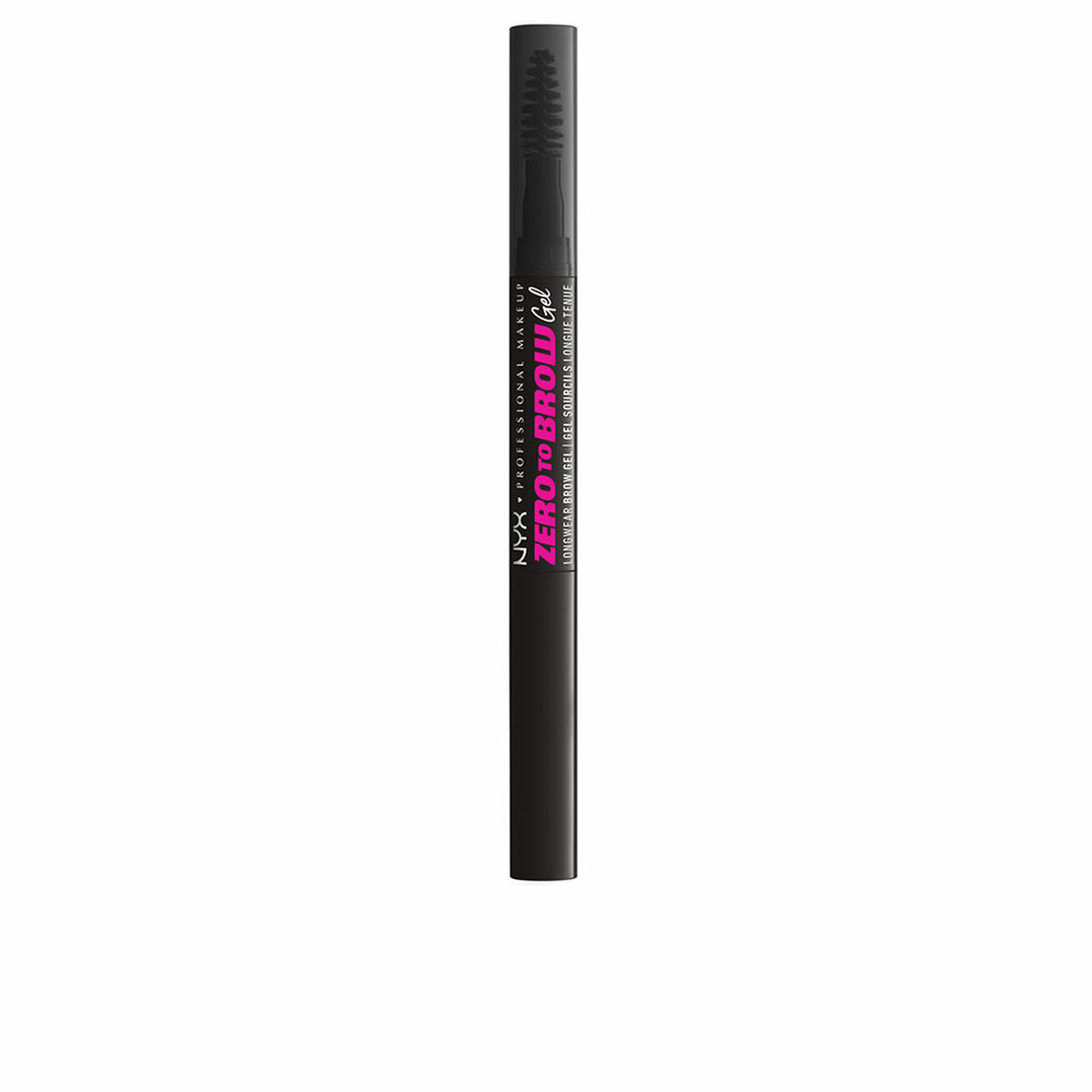 Ögonbrynsvolymiserande gel NYX Zero To Brow Nº 08 Black 2 ml