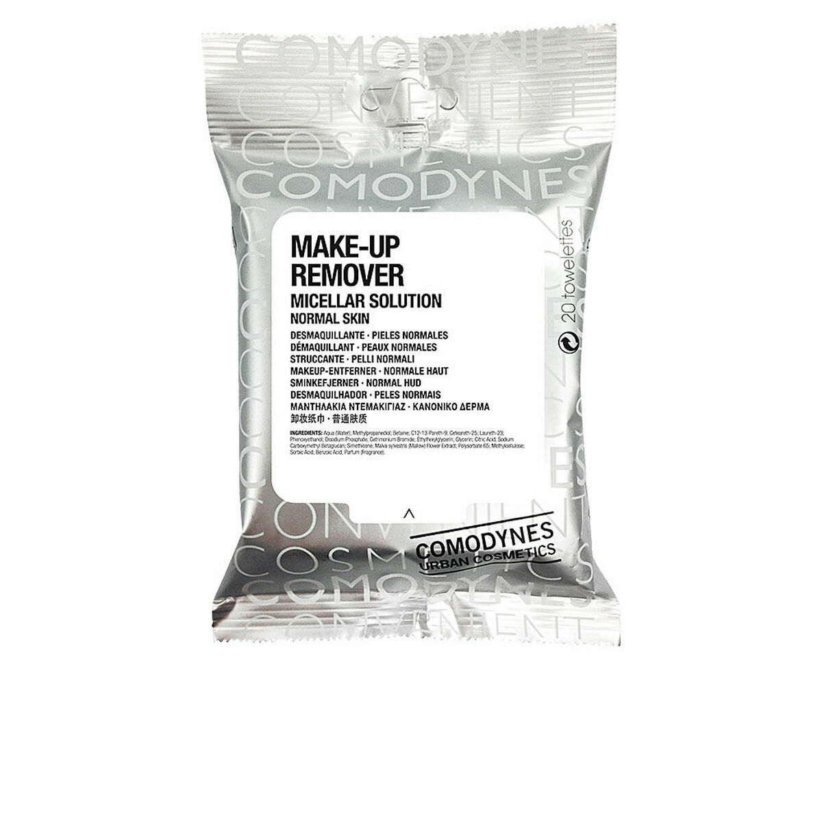 Sminkborttagningsservetter Comodynes C301 (20 antal)