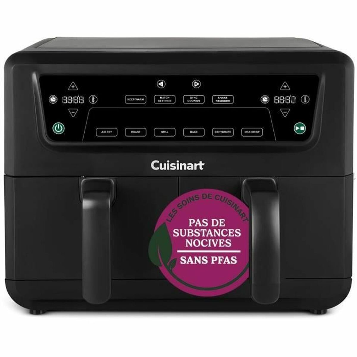 Luftfritös Cuisinart Svart 2400 W