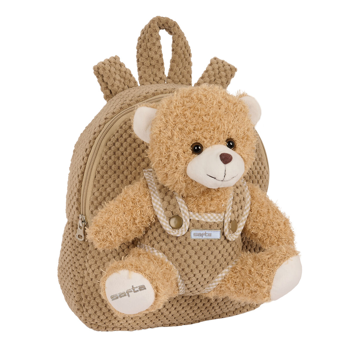 Barnryggsäck Safta Nallebjörn Brun 23 x 27 x 7,5 cm