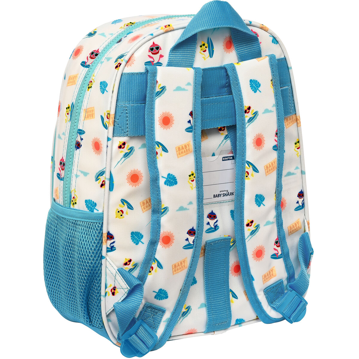 Skolryggsäck Baby Shark Surfing Blå Vit 26 x 34 x 11 cm - 3
