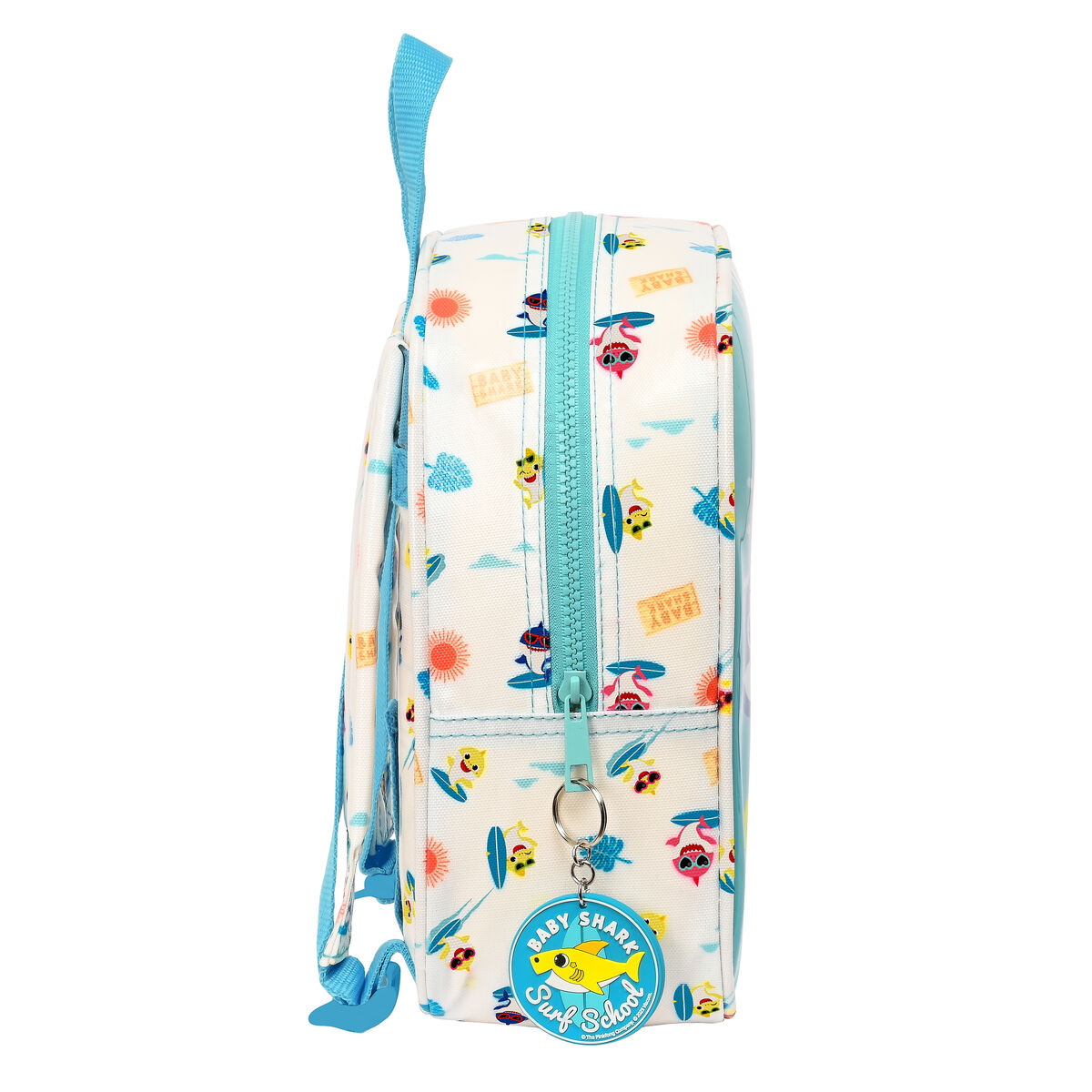 Barnryggsäck Baby Shark Surfing Blå Vit 22 x 27 x 10 cm - 3