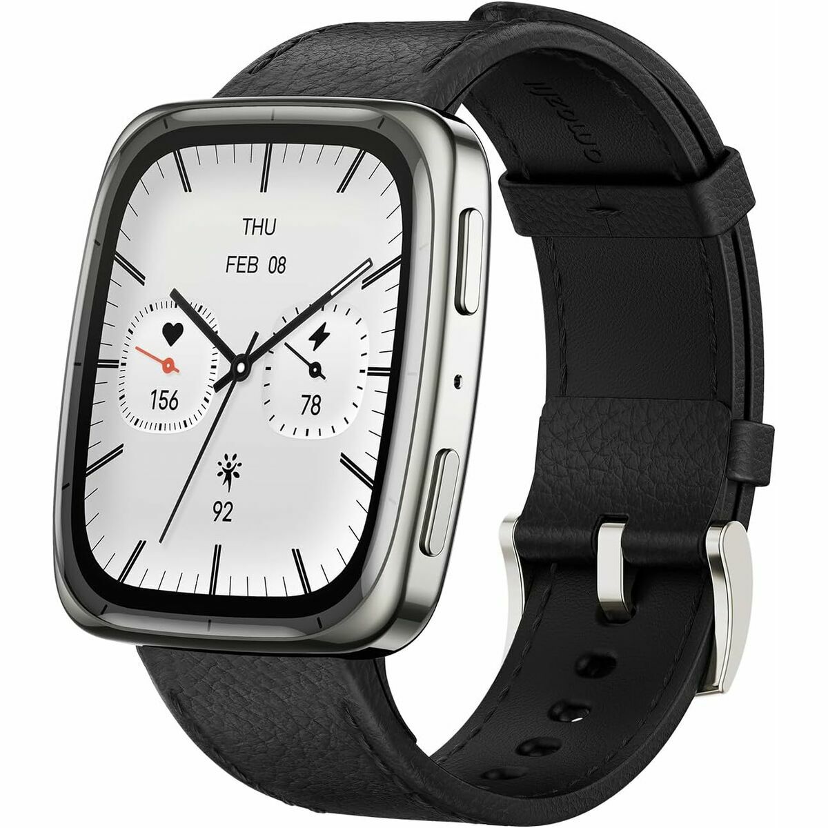 Smartklocka Amazfit ACTIVE 2 SQUARE Svart Stål 1,75"