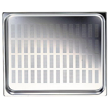 GN Kantin (behållare) i rostfritt stål, perforerade, GN 1/2 h 100 mm