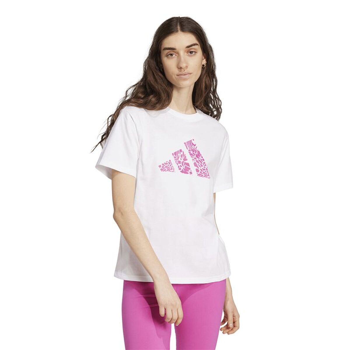 T-shirt med kortärm Dam Adidas JN9107 (S) - 2