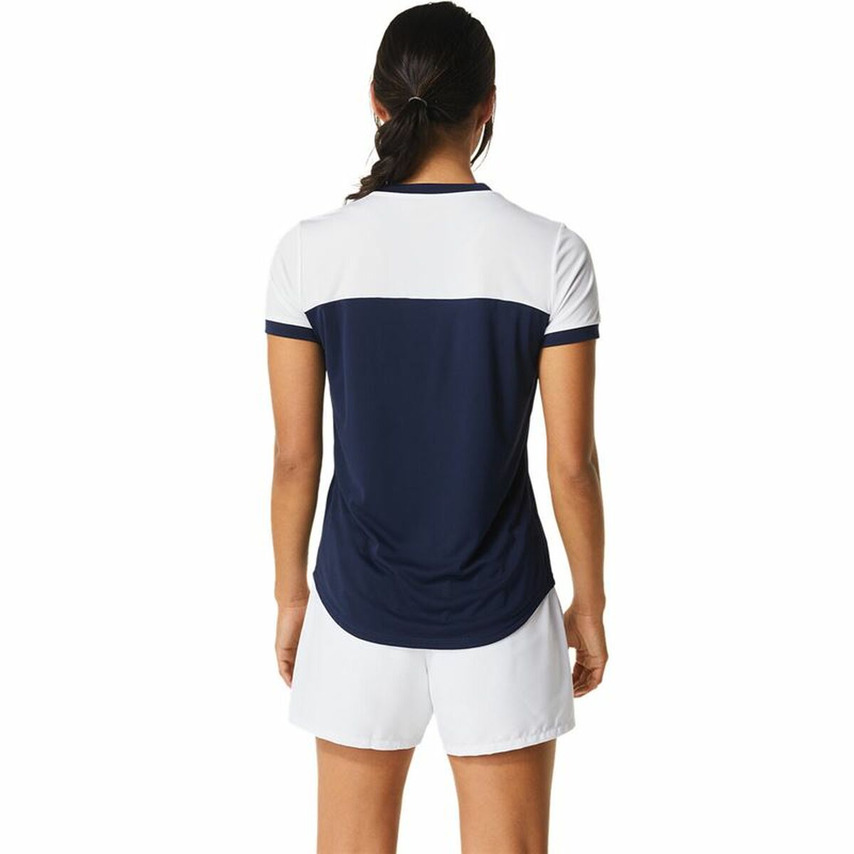 Sporttröja med ärmar Asics Court Marinblå Tennis - 2