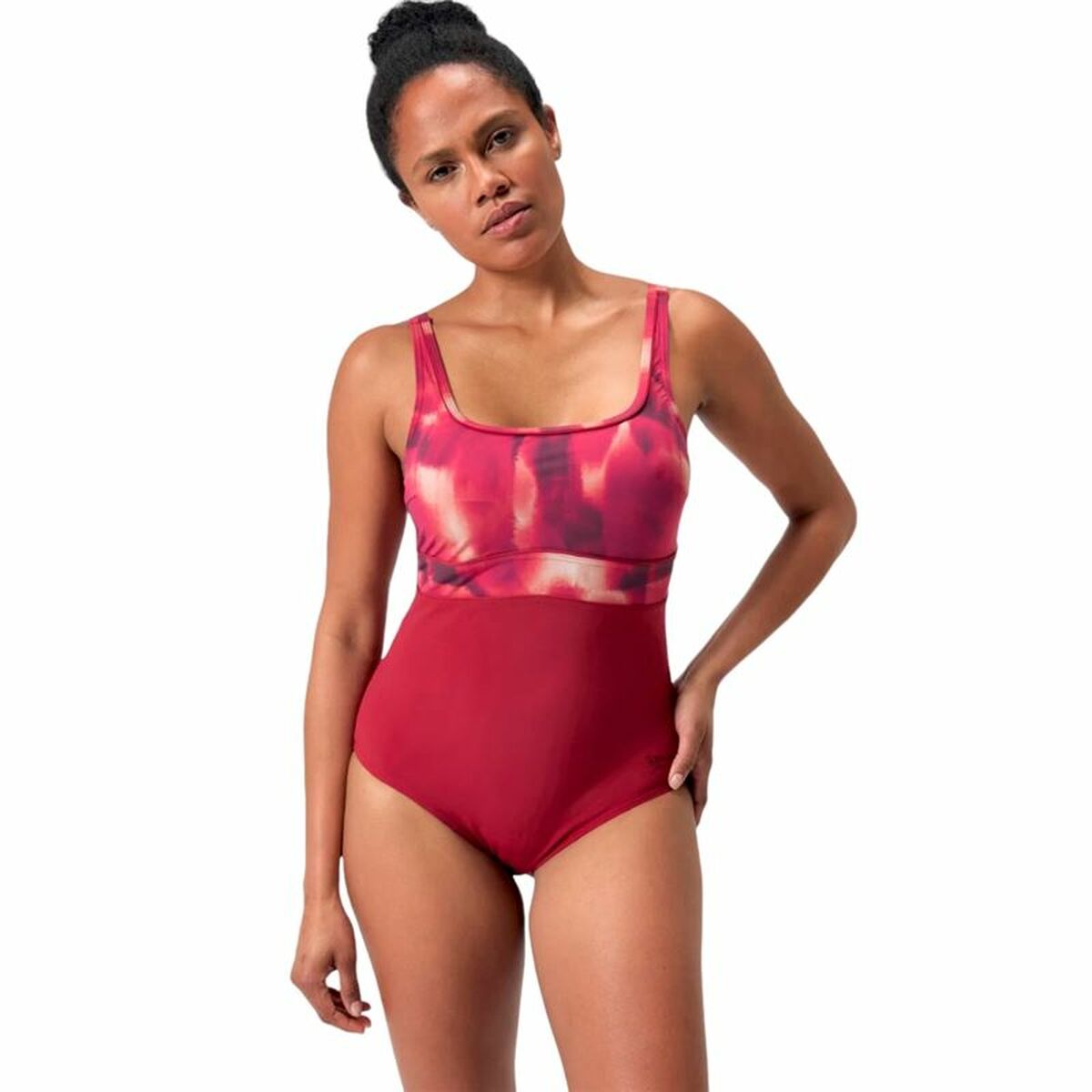 Baddräkt Dam Speedo Shaping Contour Röd - 2