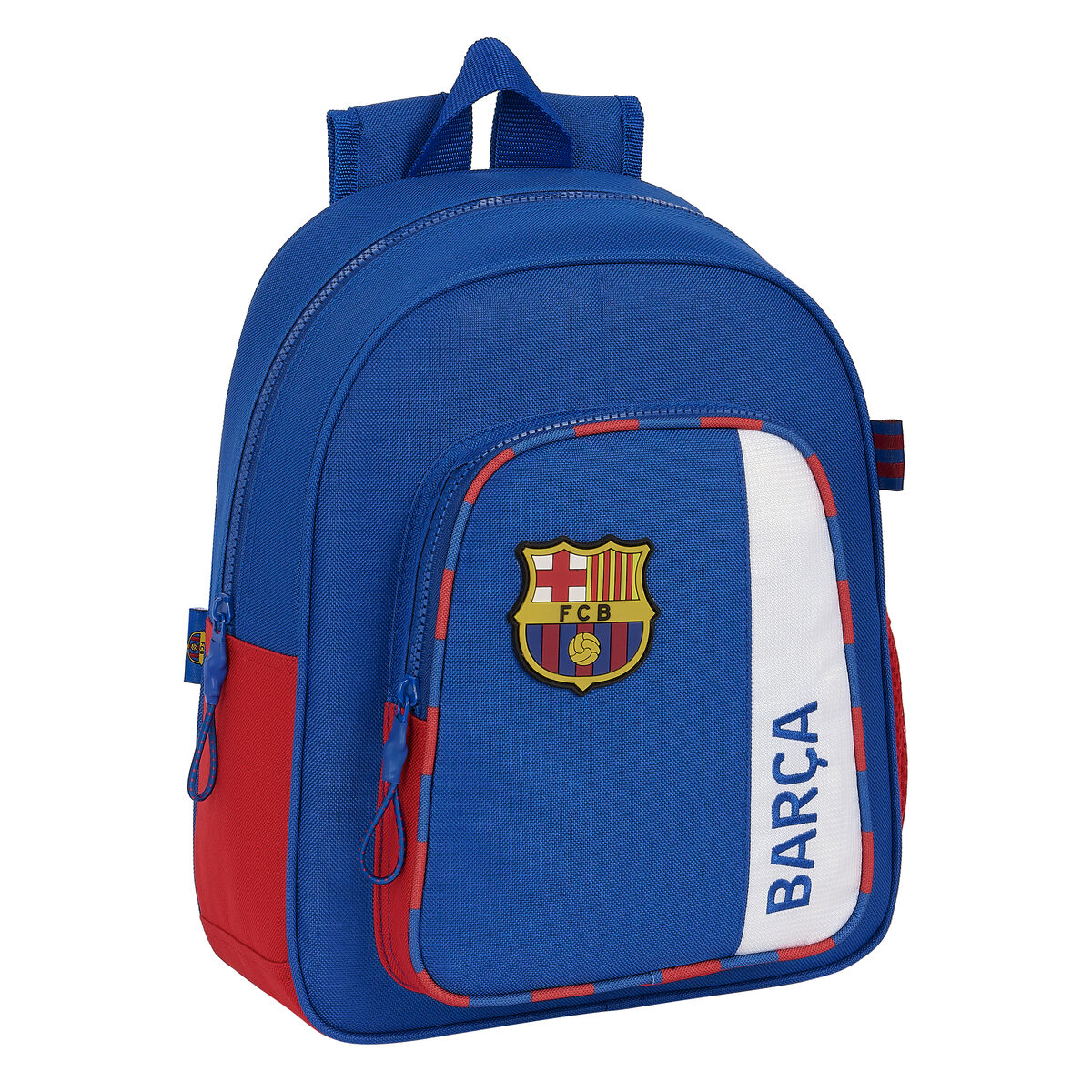 Skolryggsäck F.C. Barcelona Blå Rödbrun 27 x 33 x 10 cm