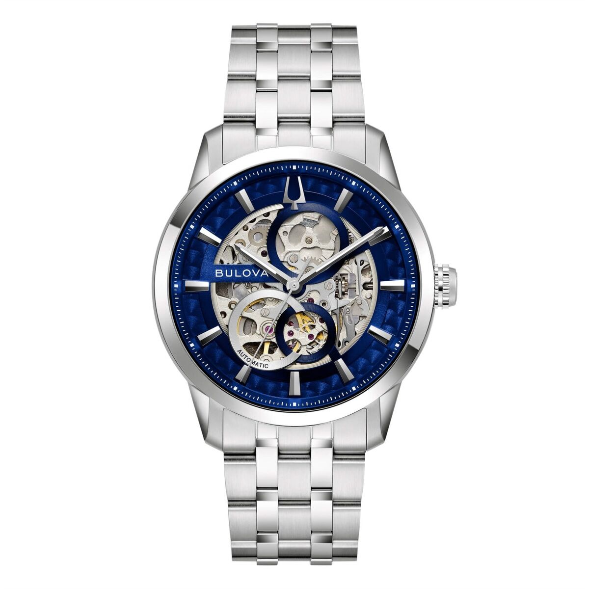 Herrklocka Bulova 96A331 Silvrig