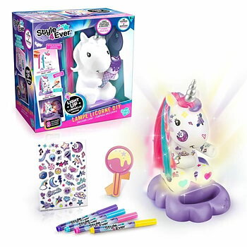 Lysande enhörning Canal Toys Cosmic Unicorn Lamp to Decorate Collector's Editio Multicolour