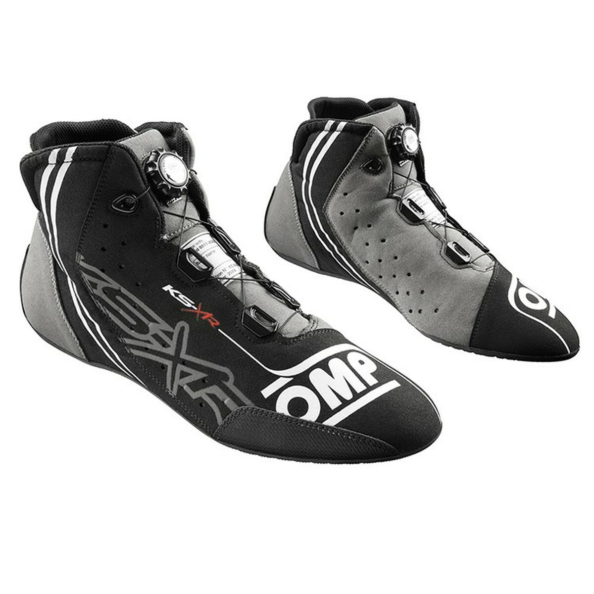 Racing-kängor OMP KS-X FIA 8877-2022 39 Svart Storlek 39