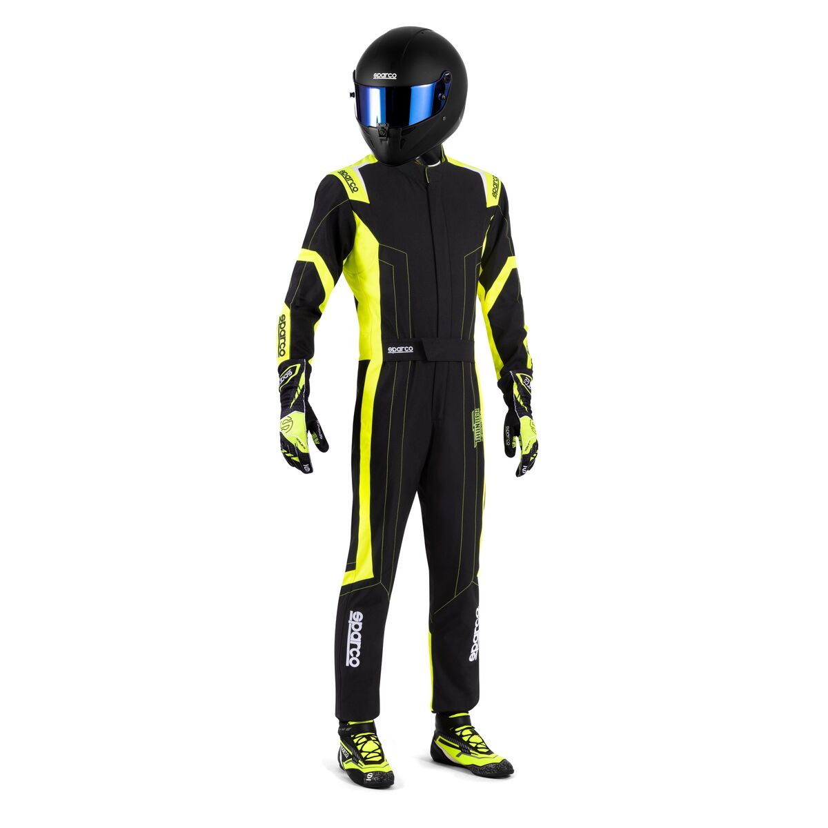 Racing-overall Sparco K48 THUNDER S Gul Svart