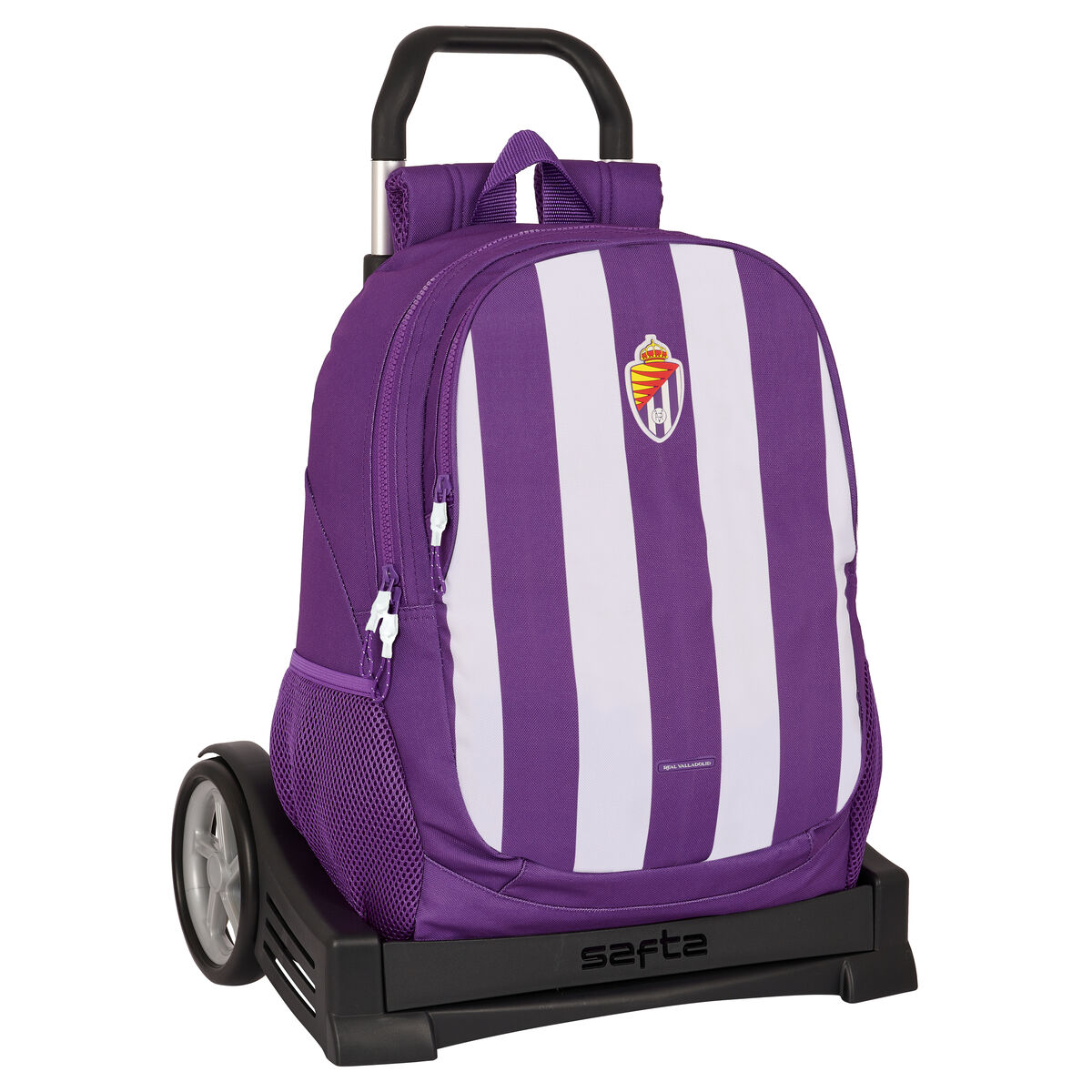 Skolväska med hjul Real Valladolid C.F. Purpur 32 x 44 x 16 cm