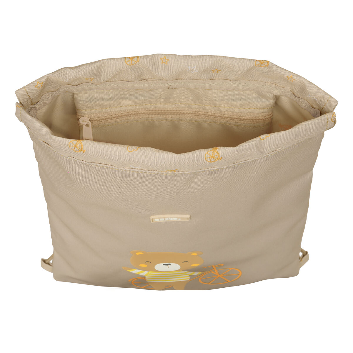 Skopåse med remmar Safta Osito Beige 26 x 34 x 1 cm - 3