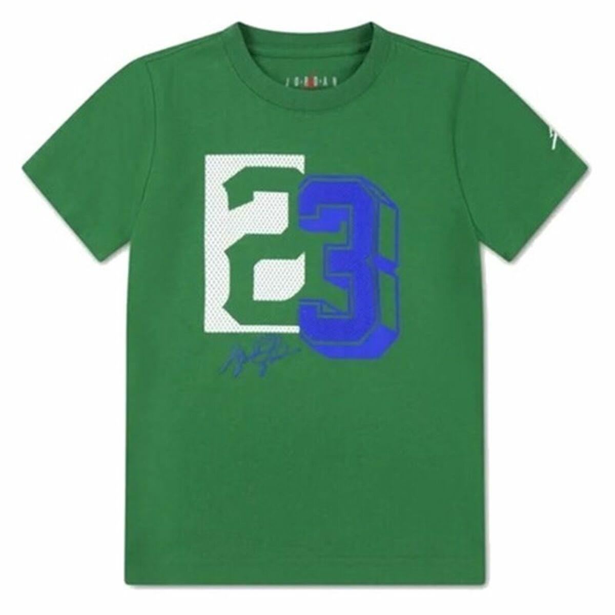 Barn T-shirt med kortärm Jordan Jdb Jm 23 Mesh Ss Grön