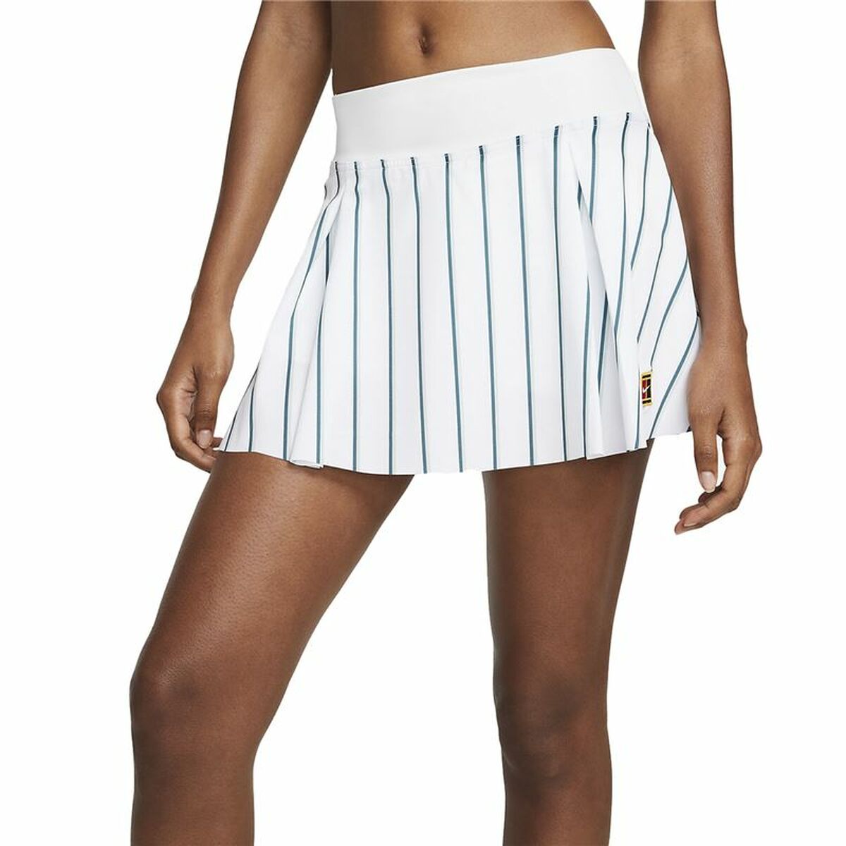 Tenniskjol Nike Winter Stripe Ränder Vit