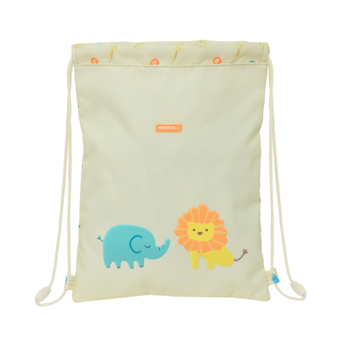 Skopåse med remmar Safta Selva Vit 26 x 34 x 1 cm
