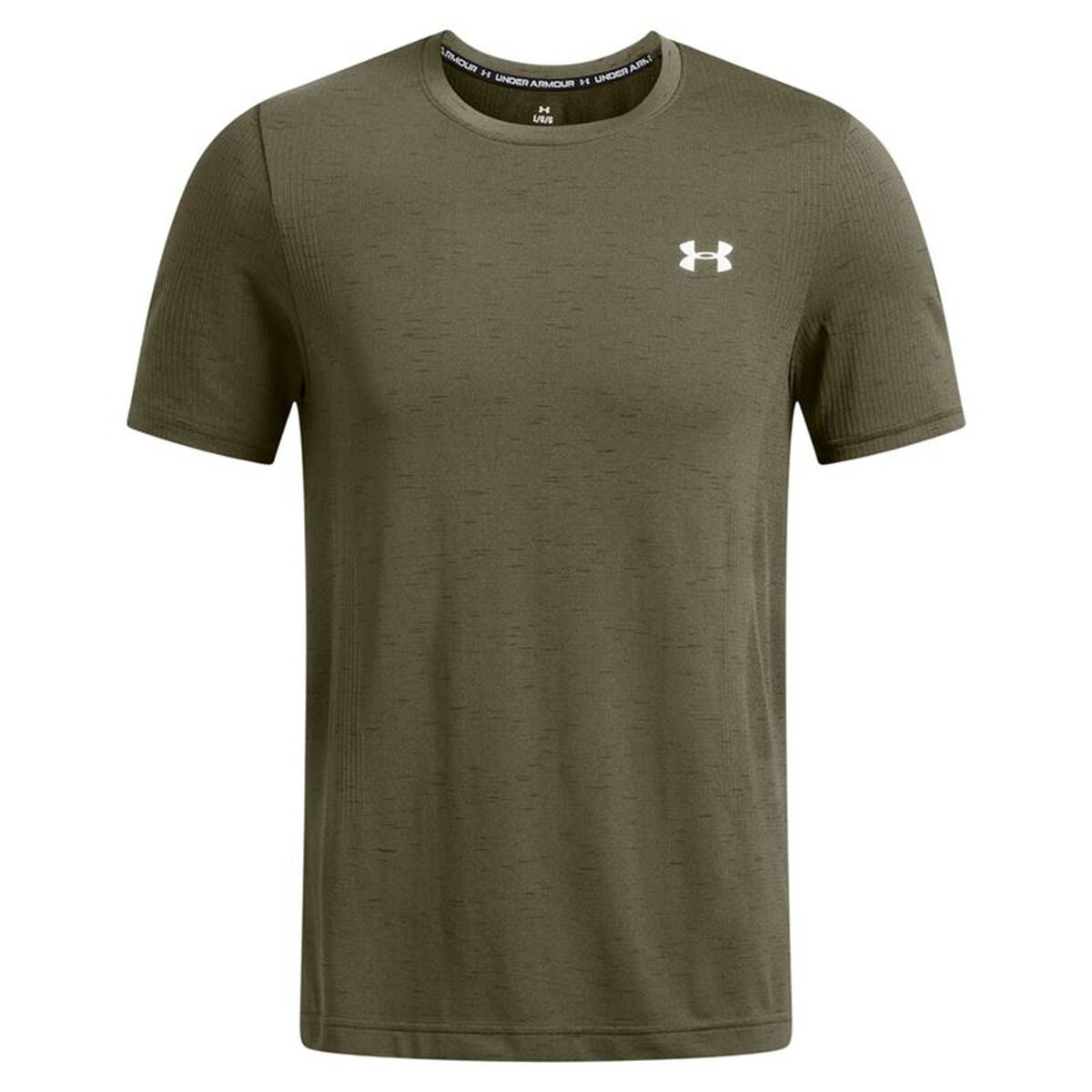 T-shirt med kortärm Herr Under Armour 1382801-390 Oliv (XL)