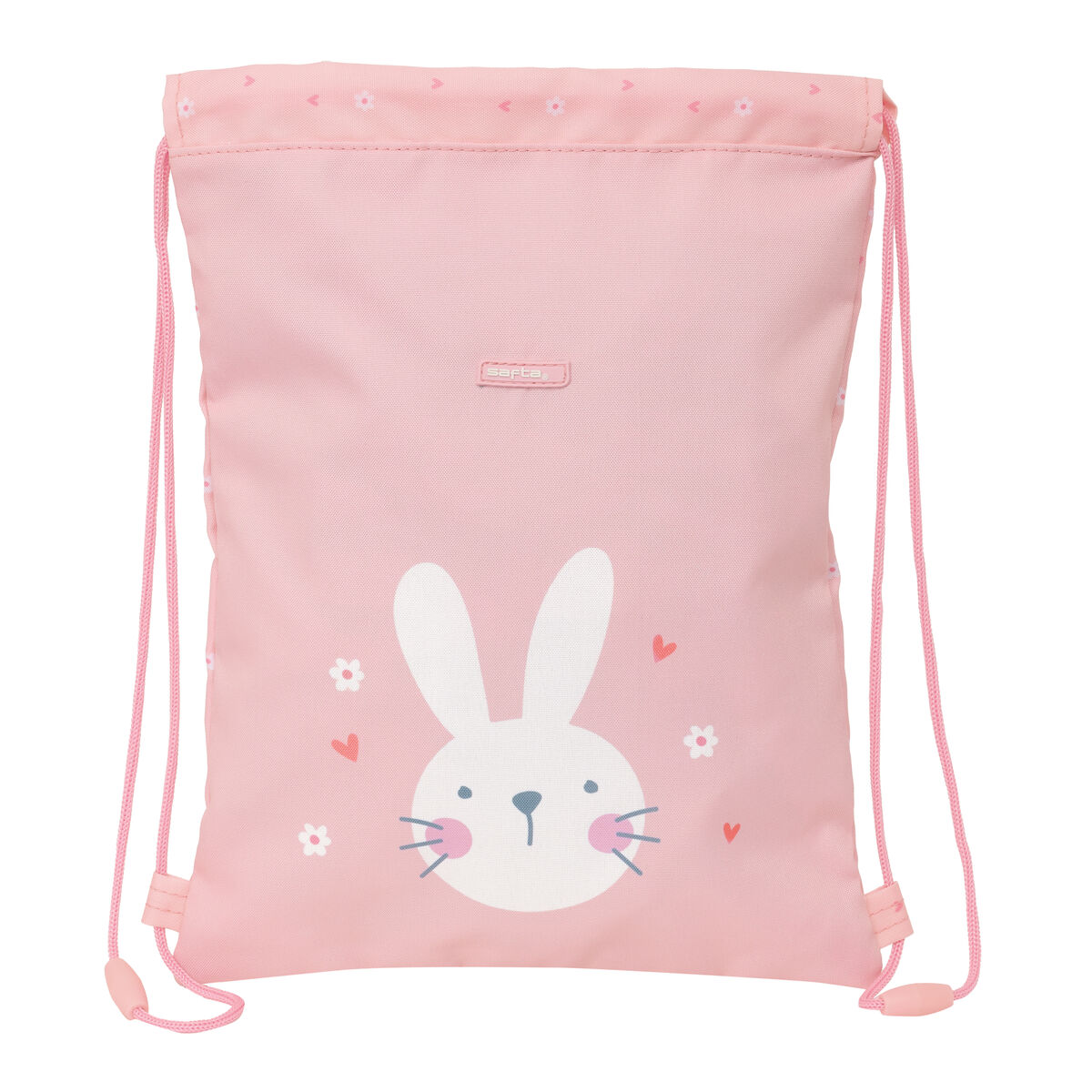 Skopåse med remmar Safta Bunny Rosa 26 x 34 x 1 cm