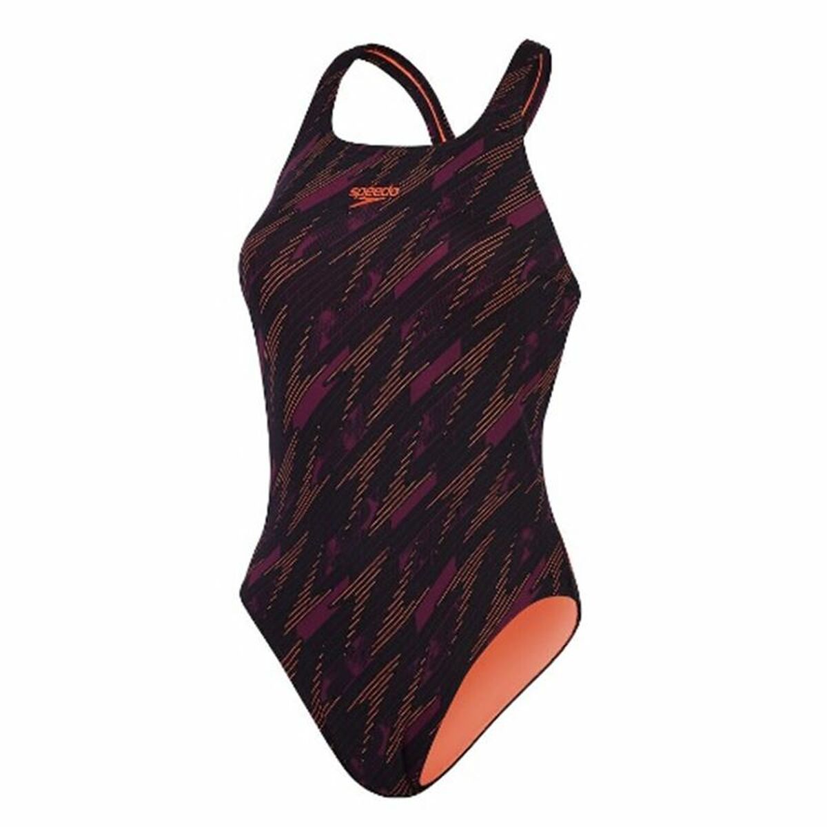 Baddräkt Dam Speedo Hyperboom Allover Orange