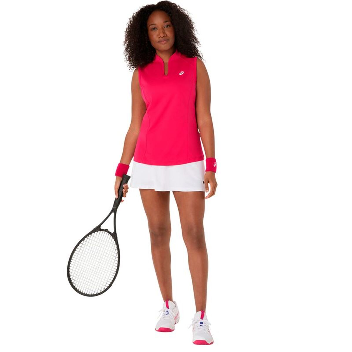 Tanktop, Dam Asics Court Rosa