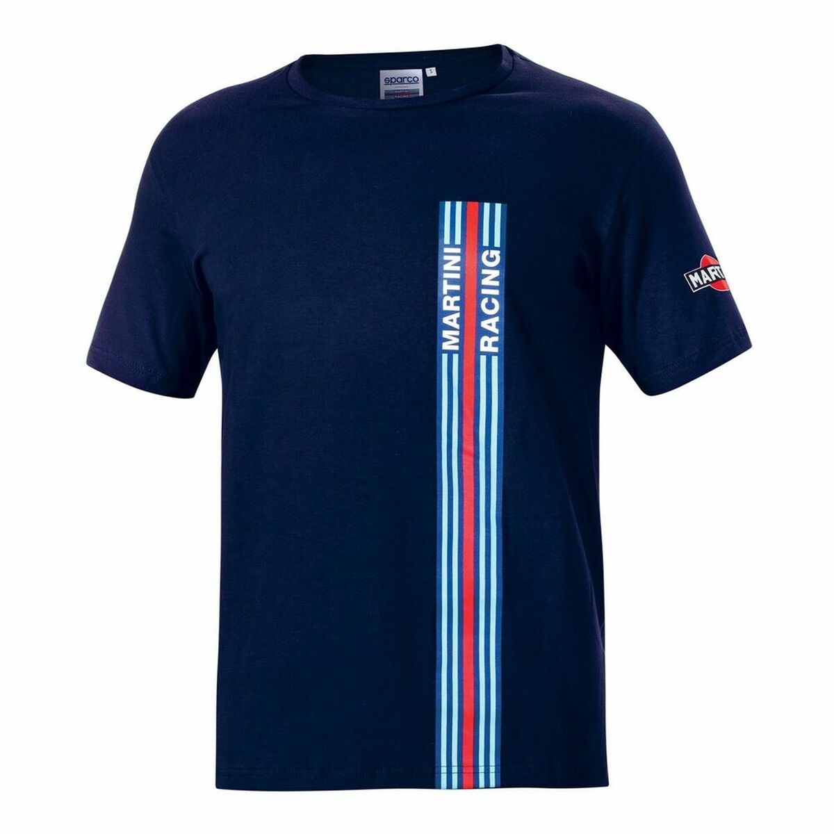 T-shirt Sparco BIG STRIPES MARTINI-R Blå (XXL)