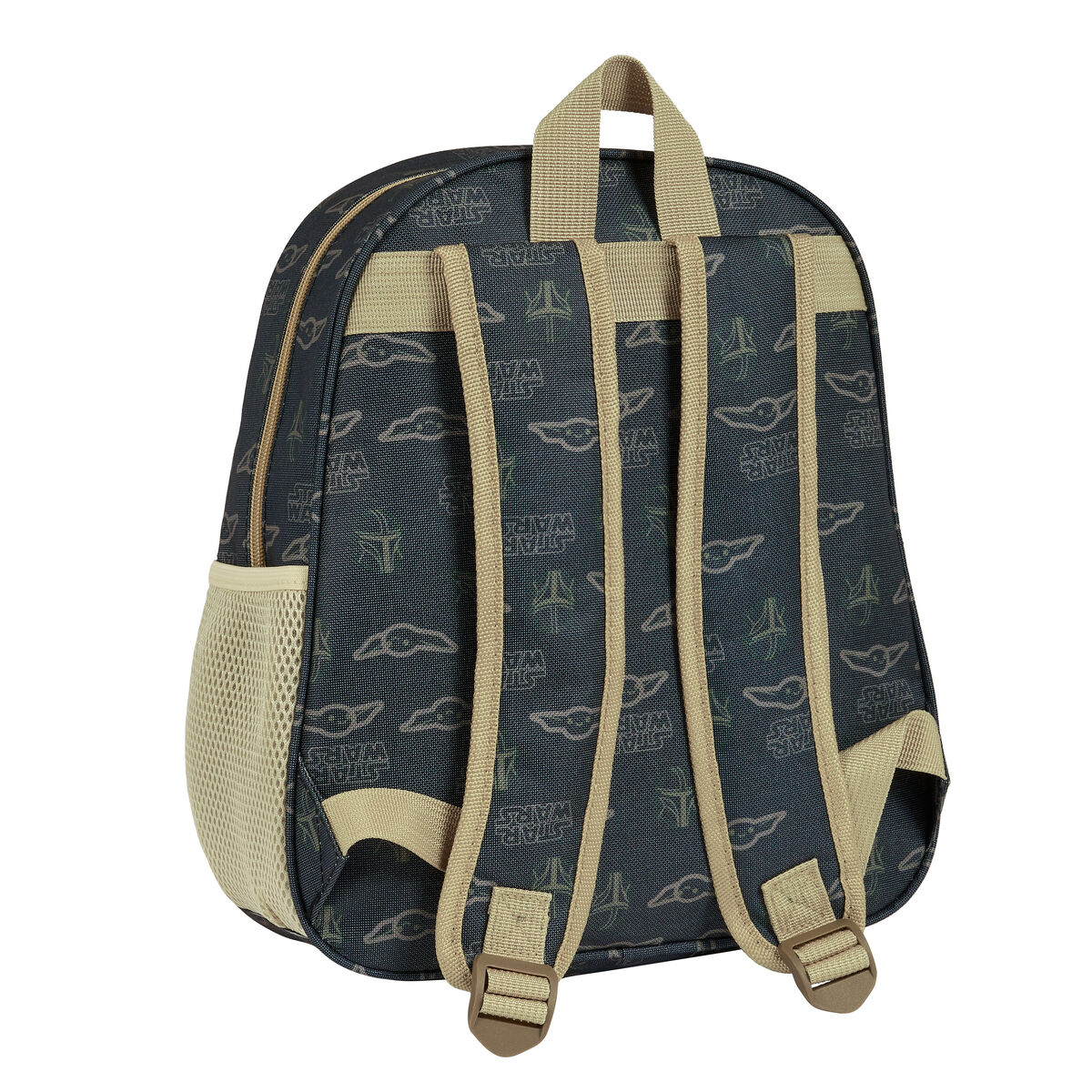 Barnryggsäck 3D The Mandalorian Svart Beige 27 x 33 x 10 cm - 3