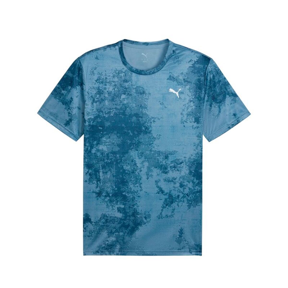 T-shirt med kortärm Herr Puma Essentialsentials Aop Svart