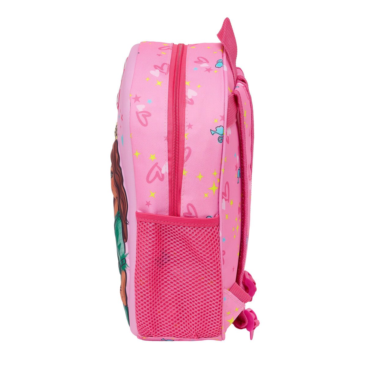 Skolryggsäck 3D Barbie Rosa Fuchsia 27 x 33 x 10 cm - 2