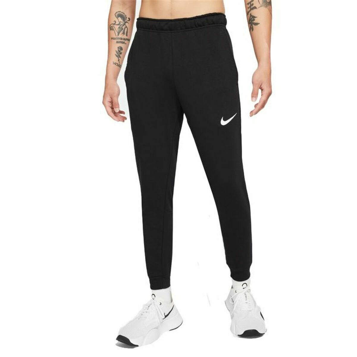 Långa träningsbyxor Nike Dri-FIT Svart Män