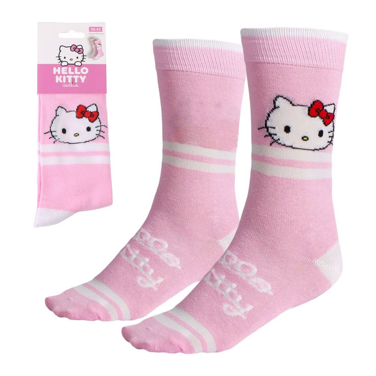 Strumpor Hello Kitty Rosa 36-43
