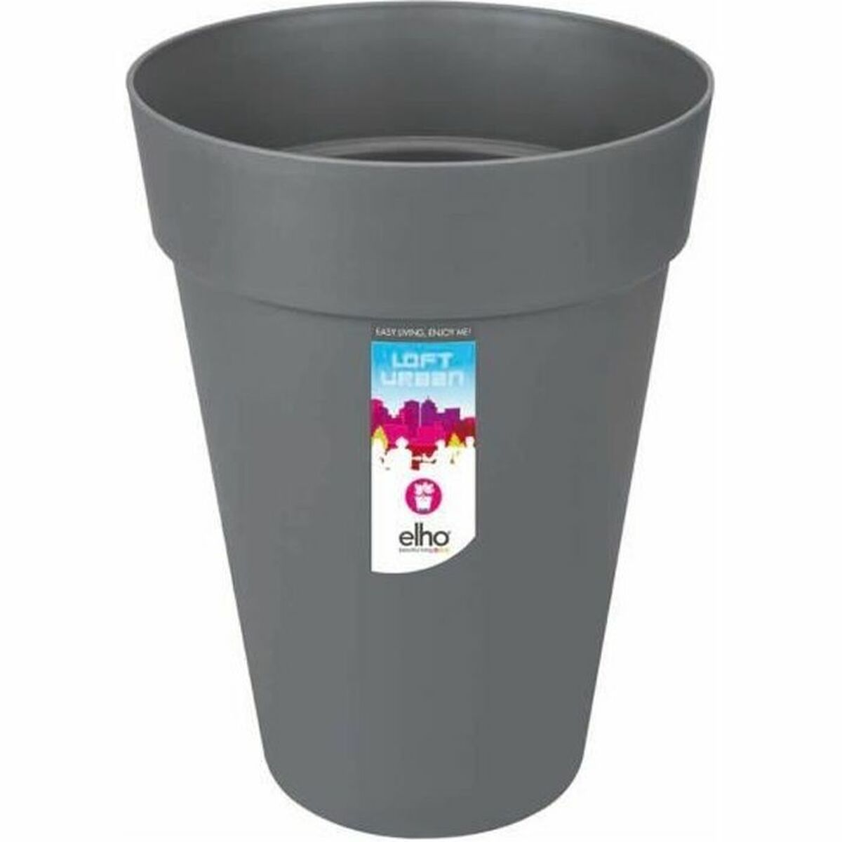 Kruka Elho Grå Rund Ø 35 cm