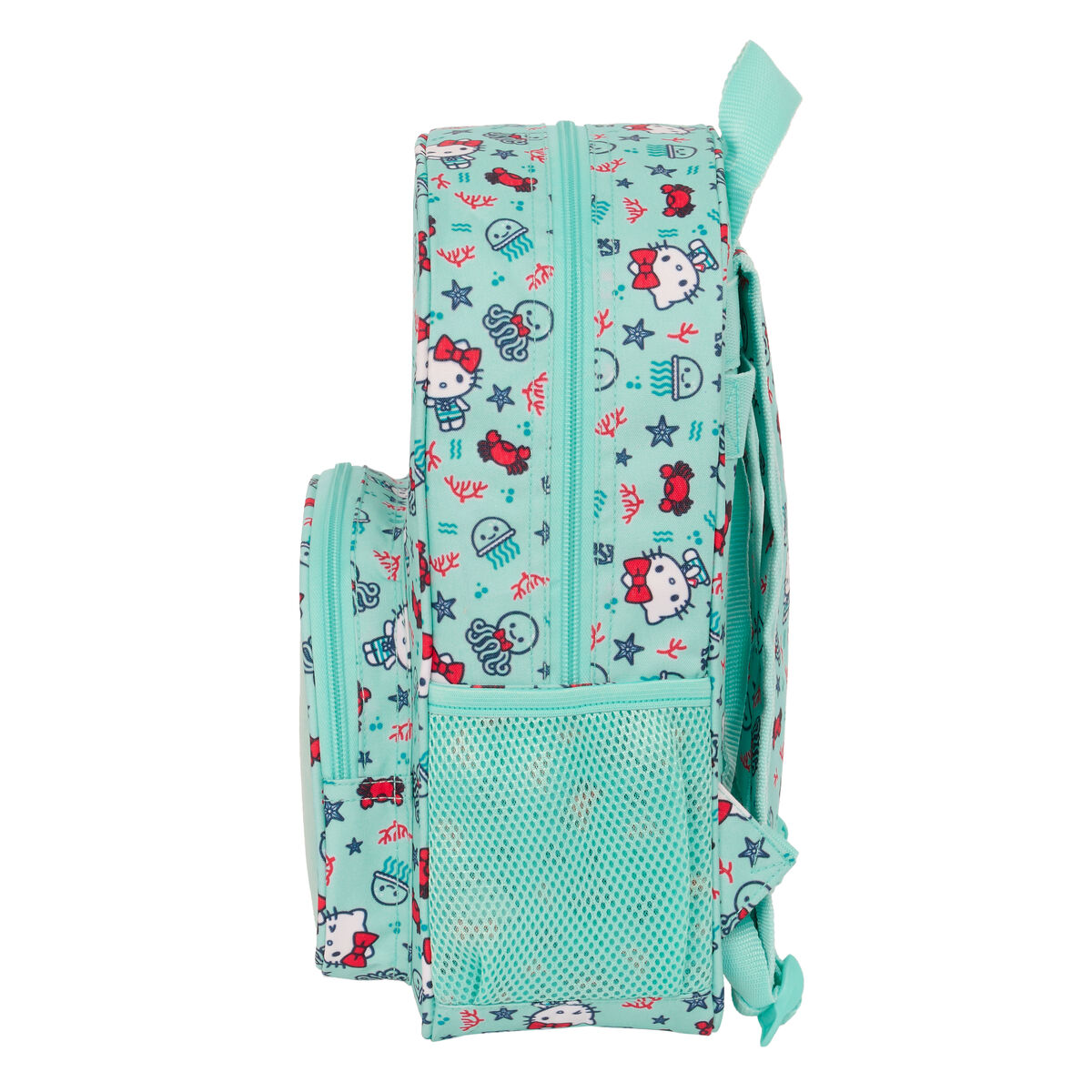 Skolryggsäck Hello Kitty Sea lovers Turkos 26 x 34 x 11 cm - 2
