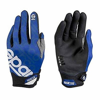 Men's Driving Gloves Sparco MECA 3 Blå Storlek L