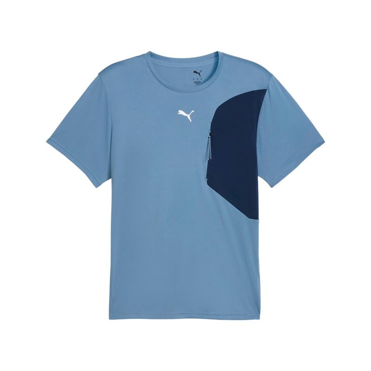 T-shirt med kortärm Herr Puma M Flex Pocket Blå