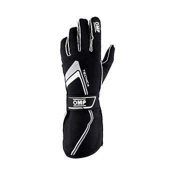 Handskar OMP TECNICA Svart XL FIA 8856-2018 (1 antal)