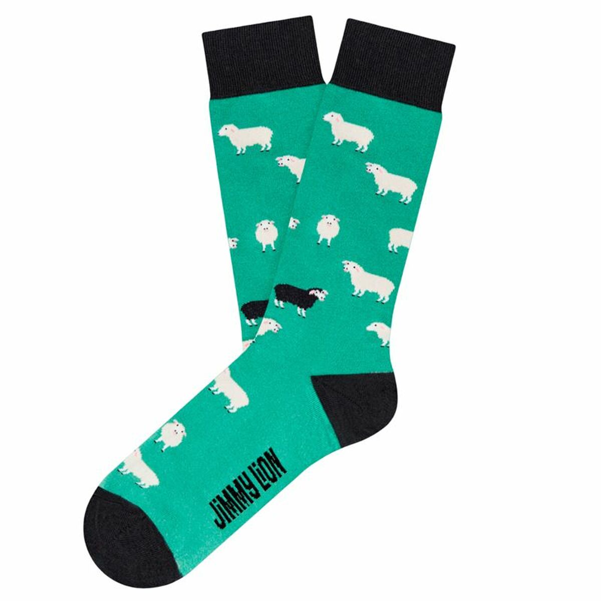 Strumpor Jimmy Lion Black Sheep Aquamarine 41-46 - 2