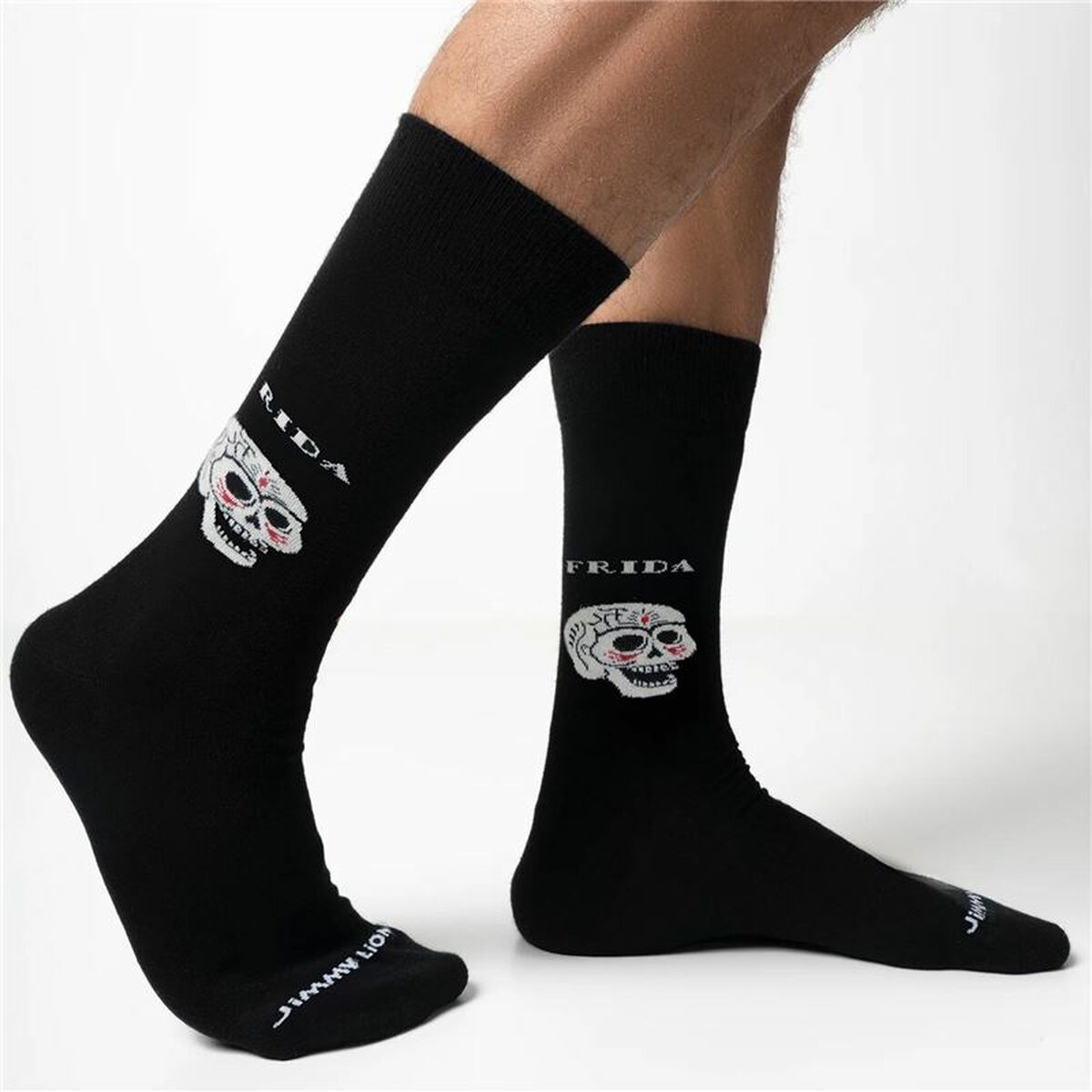 Strumpor Jimmy Lion Frida Viva La Vida Svart 41-46 - 2