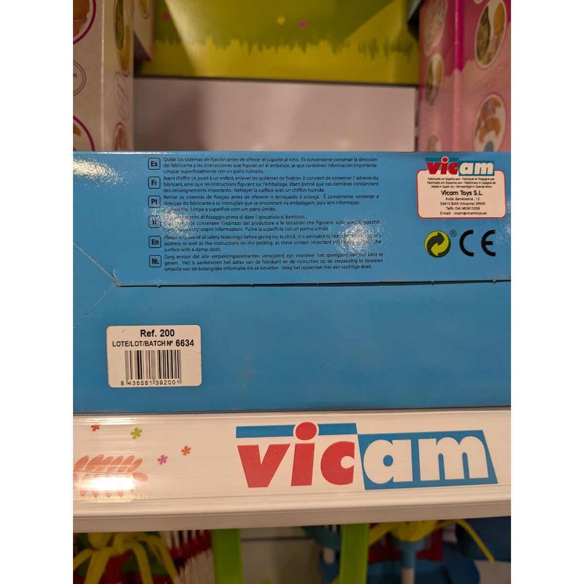 Babydocka med tillbehör 200 Plast PVC (40 cm) - 2