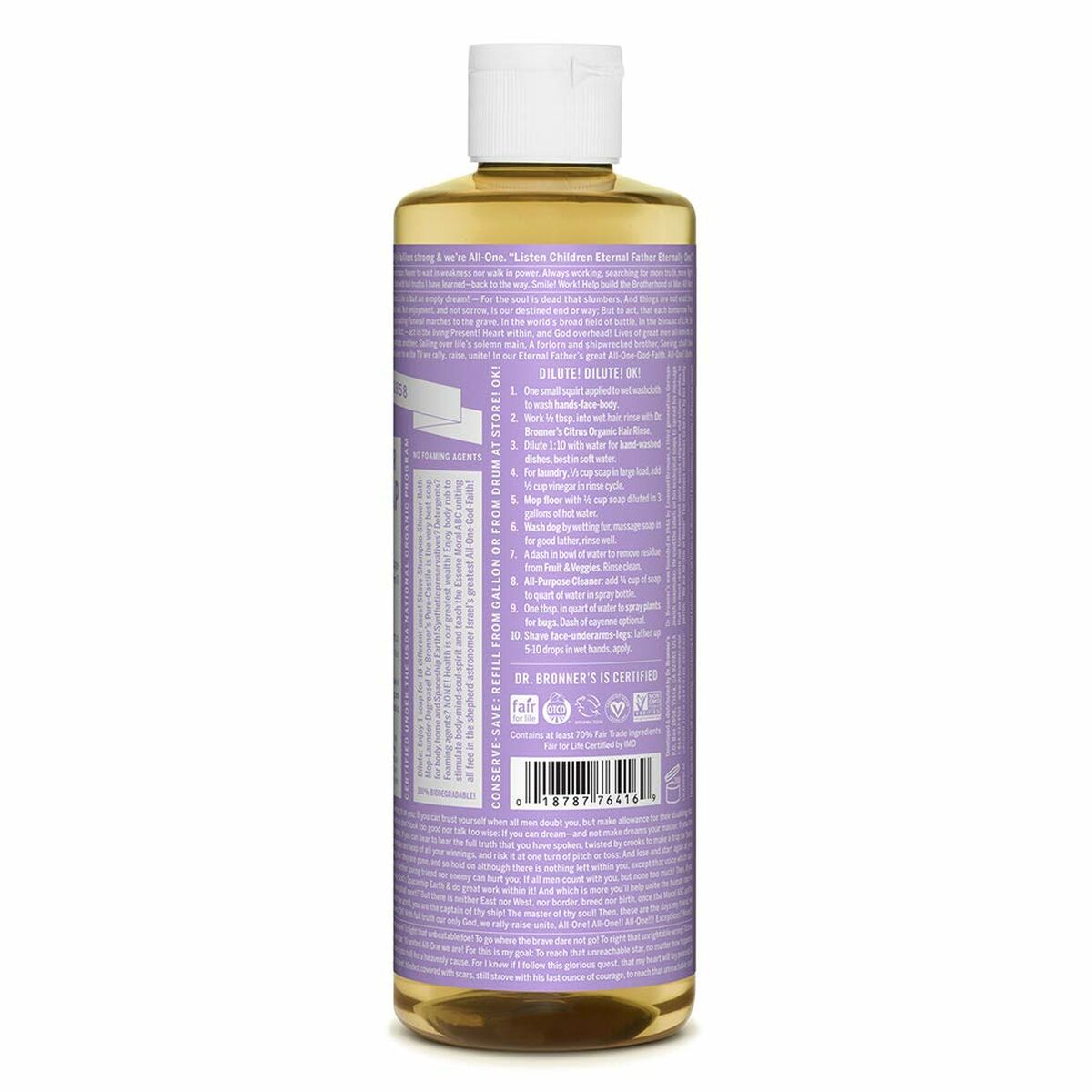 Flytande tvål Dr Bronner's 475 ml Lavendel - 2