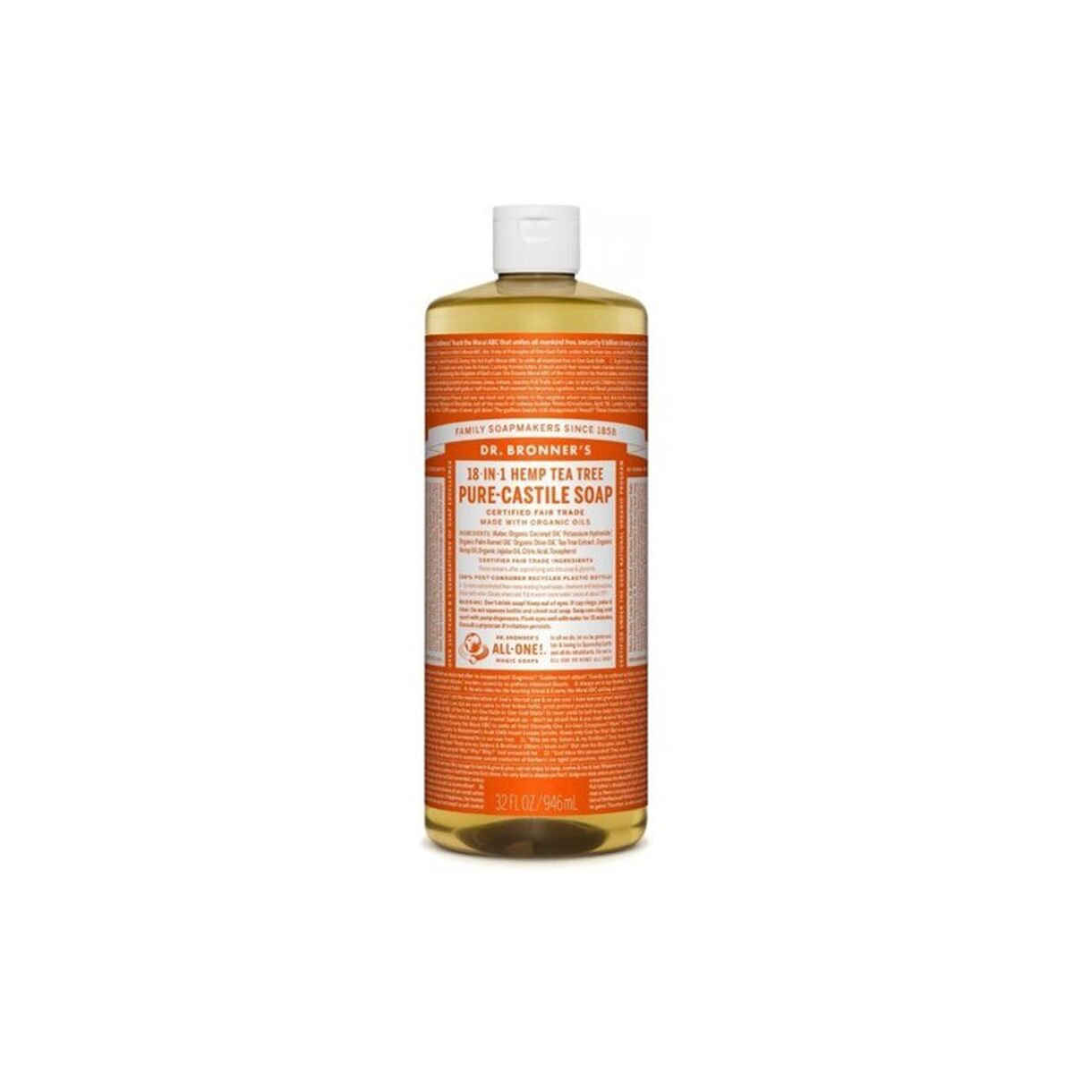Flytande tvål Dr Bronner's Hemp Tea Tree 945 ml