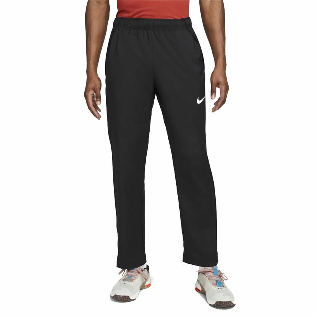 Långa träningsbyxor Nike DF TEAM WVN PANT Svart Män