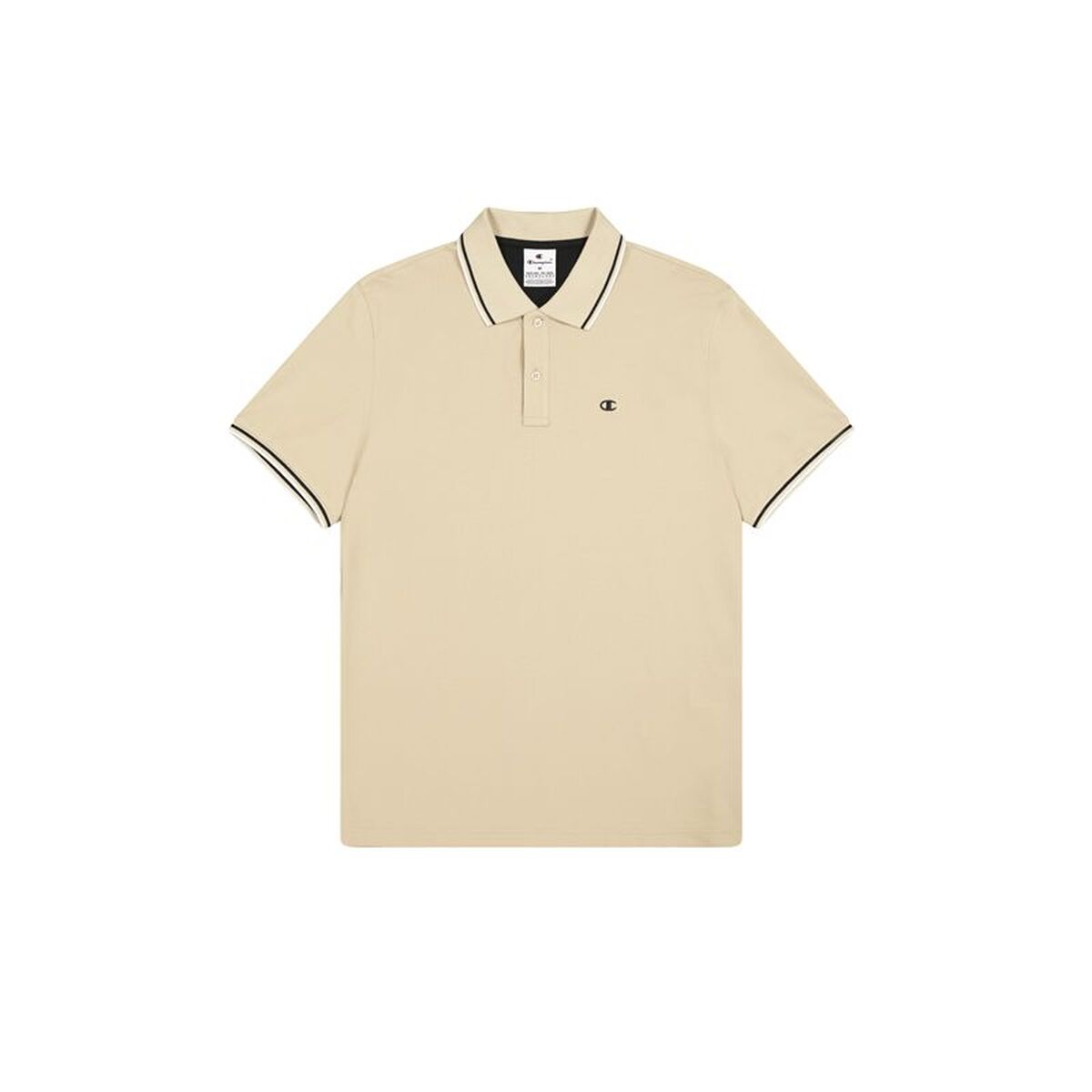 Polotröja kortärmad Herr Champion Beige